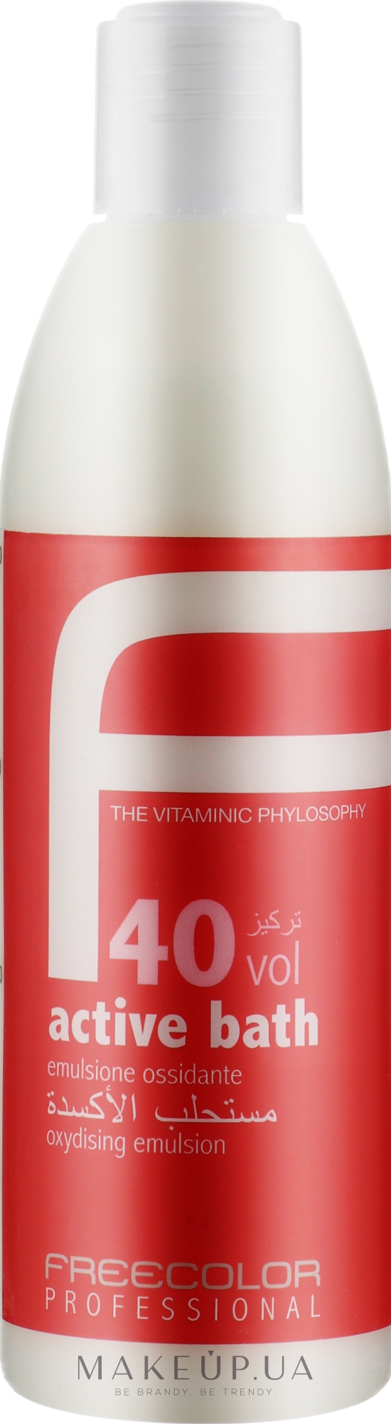Окисляющая эмульсия, 40 Vol - Oyster Cosmetics Freecolor Oxidising Emulsion — фото 250ml