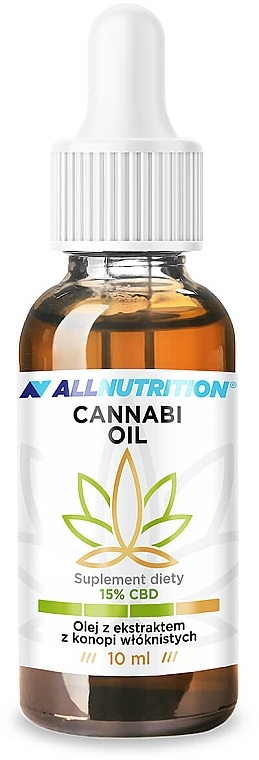 Масло с экстрактом конопли - Allnutrition Cannabi Oil 15% CBD (картонная упаковка) — фото N1