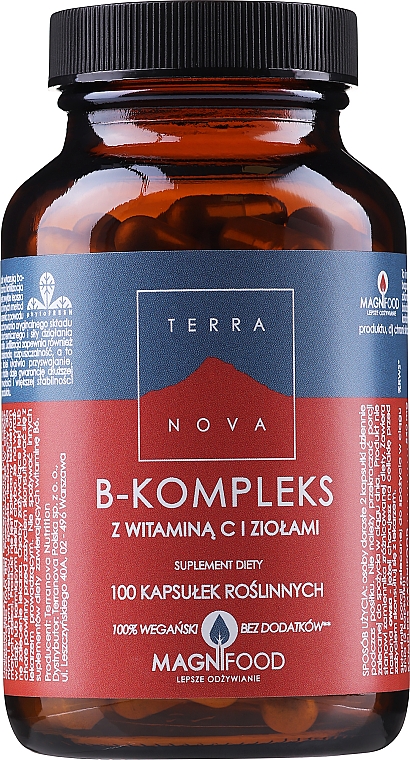 Пищевая добавка - Terranova B Complex With Vitamin C — фото N2
