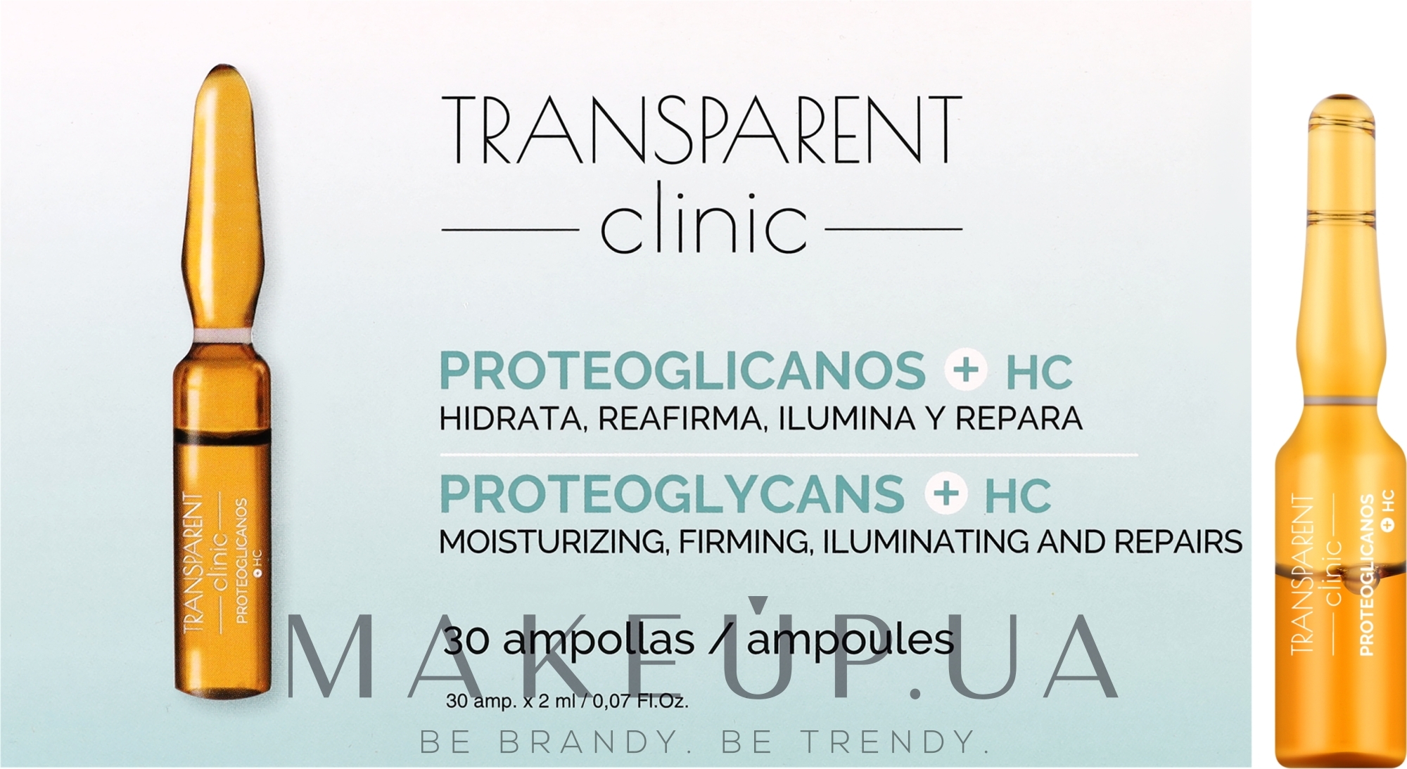 Ампули для обличчя - Transparent Clinic Proteoglicanos + HC — фото 30x2ml