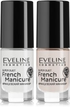 Духи, Парфюмерия, косметика Набор для французского маникюра №5 - Eveline Cosmetics french manicure (Nail/2х5ml)