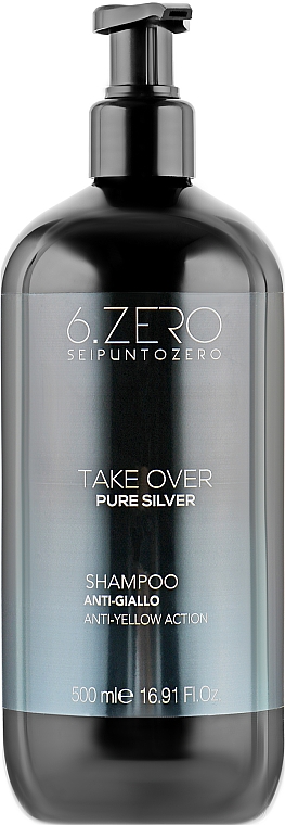 Шампунь с анти-жёлтым эффектом - Seipuntozero Take Over Pure Silver — фото N1