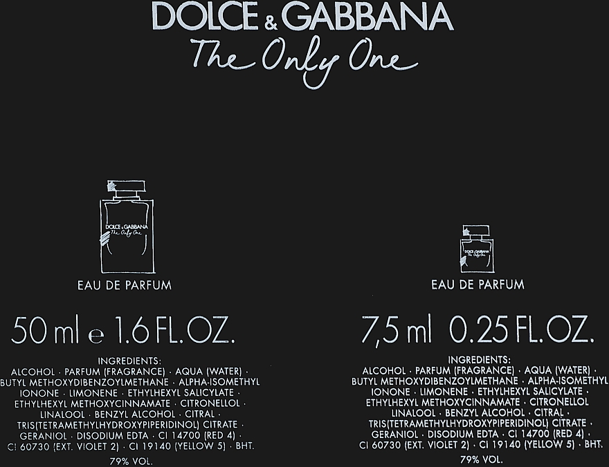Dolce & Gabbana The Only One - Набор (edp/50ml + edp/7.5ml) — фото N4