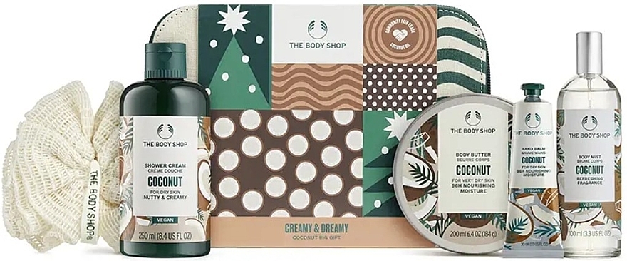 Набор, 6 продуктов - The Body Shop Creamy & Dreamy Coconut Big Gift — фото N1