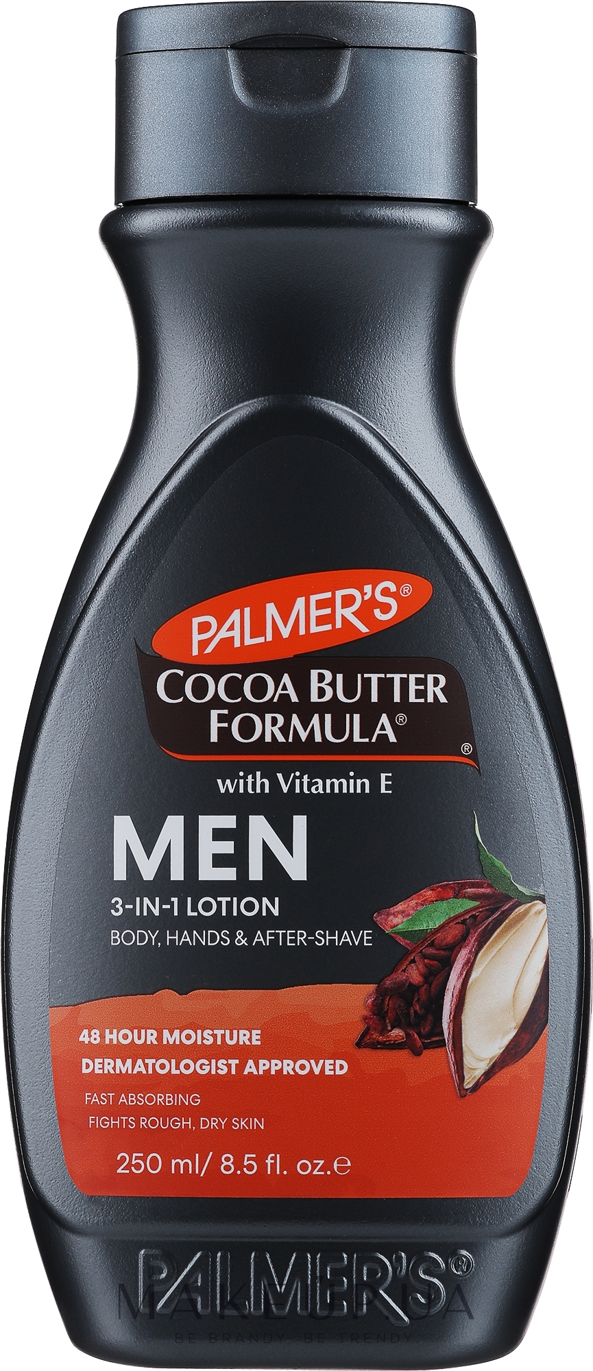 Чоловічий лосьйон для догляду за тілом - Palmer's Cocoa Butter Formula MEN Body & Face Lotion — фото 250ml