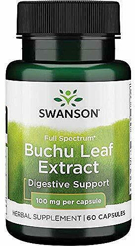 Травяная добавка "Бучу", 100 мг - Swanson Full Spectrum Buchu Leaf Extract — фото N1