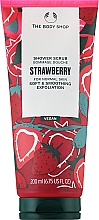 Скраб для тіла "Полуниця" - The Body Shop Strawberry Shower Scrub — фото N1