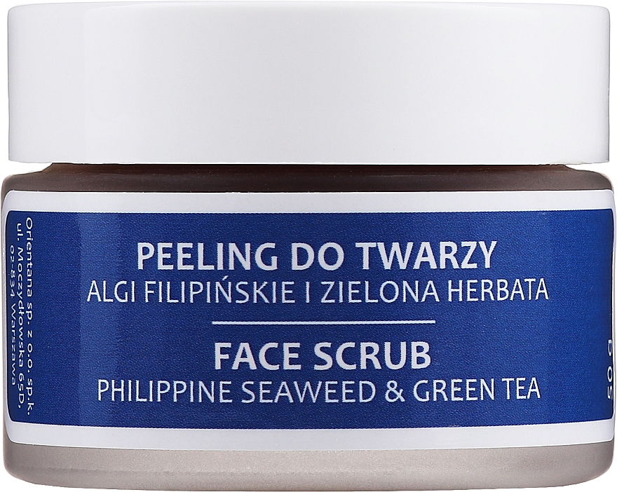 Гелевий пілінг для обличчя - Orientana Natural Gel Face Scrub Philippine Seaweed & Green Tea — фото N3