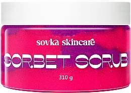 Скраб для тела "Ягодный" - Sovka Skincare Sorbet Scrub Very Berry — фото N1