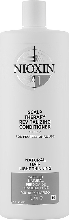 Увлажняющий кондиционер - Nioxin Thinning Hair System 1 Scalp Revitalizing Conditioner Step 2 — фото N1