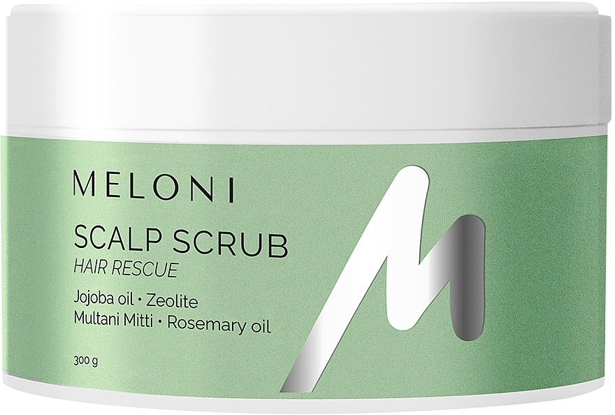 Скраб для кожи головы с маслом жожоба и розмарином - Meloni Rescue Hair Scrub