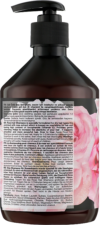 Шампунь для волосся "Османська троянда" - Dr. Clinic Ottoman Rose Oil Shampoo — фото N2