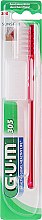 Парфумерія, косметика Зубна щітка "305", жорстка, червона - G.U.M Hard Regular Toothbrush