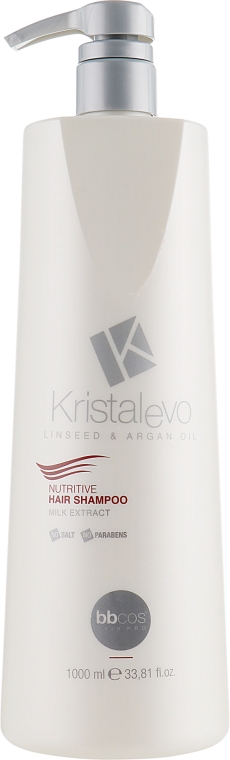 Шампунь для волос, питательный - Bbcos Kristal Evo Nutritive Hair Shampoo — фото N3