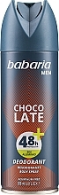 Дезодорант для чоловіків "Шоколад" - Babaria Men Deodorant Men Chocolate Spray — фото N1