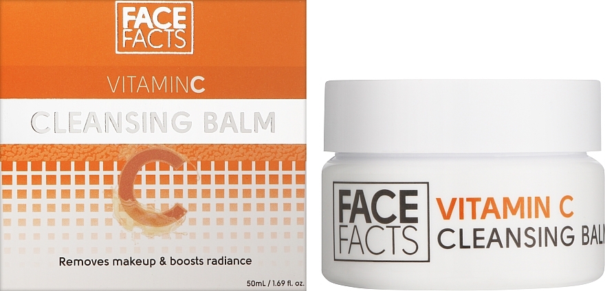 Бальзам для очищення шкіри обличчя з вітаміном С - Face Facts Vitamin C Cleansing Balm — фото N2