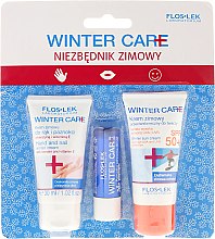 Духи, Парфюмерия, косметика Набор - Floslek Winter Care (cr/30ml + h/cr/30ml + lipstick)