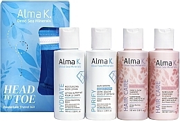 Набор - Alma K. Head To Toe (b/lot/100 ml + sh/cr/100 ml + shampoo/100 ml + cond/100 ml) — фото N5