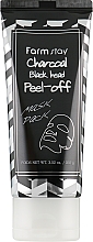 Очищувальна маска-плівка з вугіллям - FarmStay Charcoal Black Head Peel-off Mask Pack — фото N2