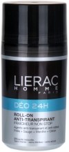 Духи, Парфюмерия, косметика УЦЕНКА Шариковый дезодорант - Lierac Homme DEO 24H Roll-On Anti-Transpirant *