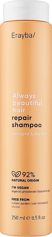 Восстанавливающий шампунь для волос - Erayba ABH Repair Shampoo — фото N1
