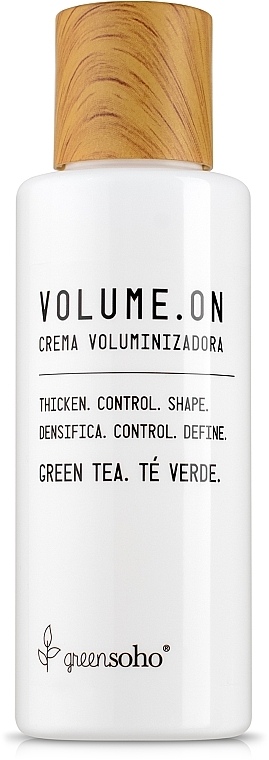ПОДАРУНОК! Крем для надання об'єму волоссю - GreenSoho Volume.On (міні) — фото N1
