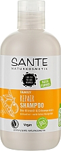 Шампунь регенерувальний для волосся "Олива й білок гороху" - Sante Family Repair Shampoo — фото N1