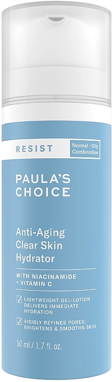 Ночной крем для лица против морщин - Paula's Choice Resist Anti-Aging Clear Skin Hydrator — фото N1