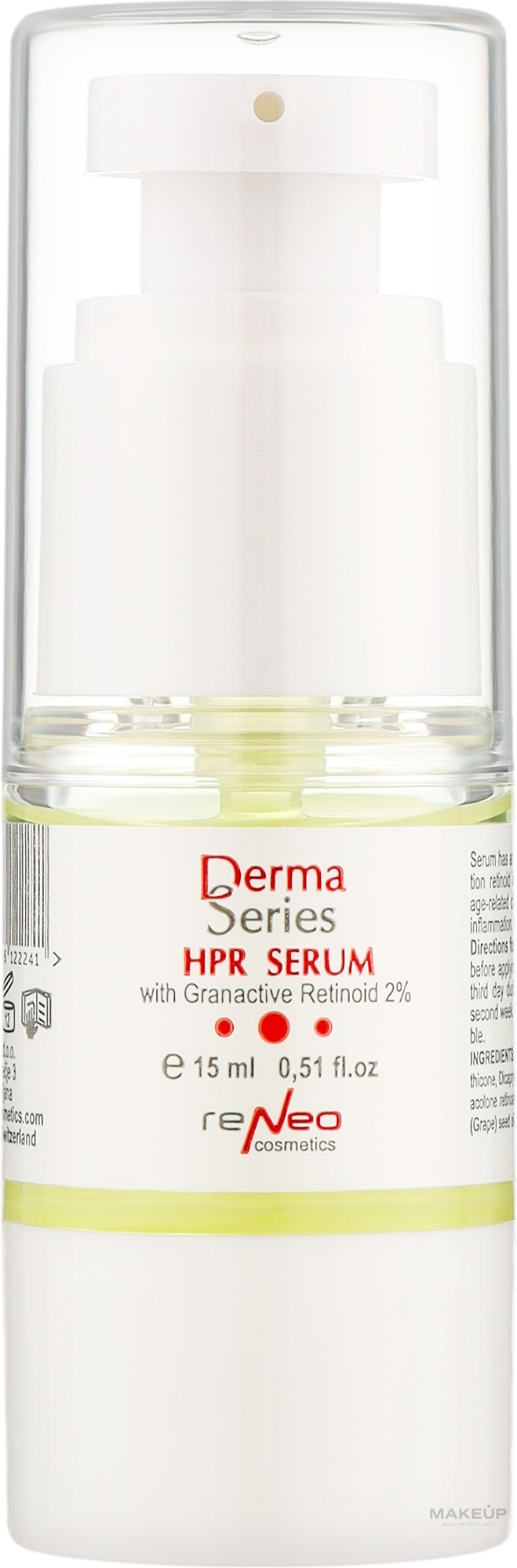 Регенеруюча сироватка з ретинолом - Derma Series Hpr Serum With Granactive Retinoid 2% — фото 15ml