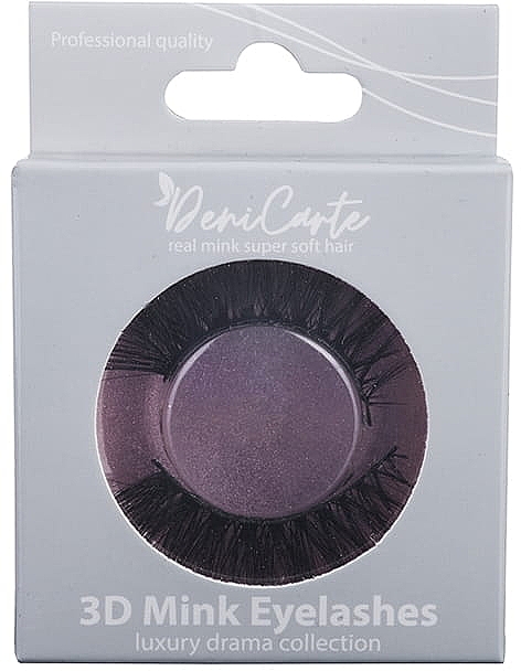 Накладні вії на еластичній стрічці, 3D-04 - Deni Carte 3D Mink Eyelashes — фото N1