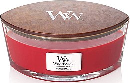 Парфумерія, косметика Ароматична свічка в склянці - Woodwick Candle Ellipse Jar Pomegranate