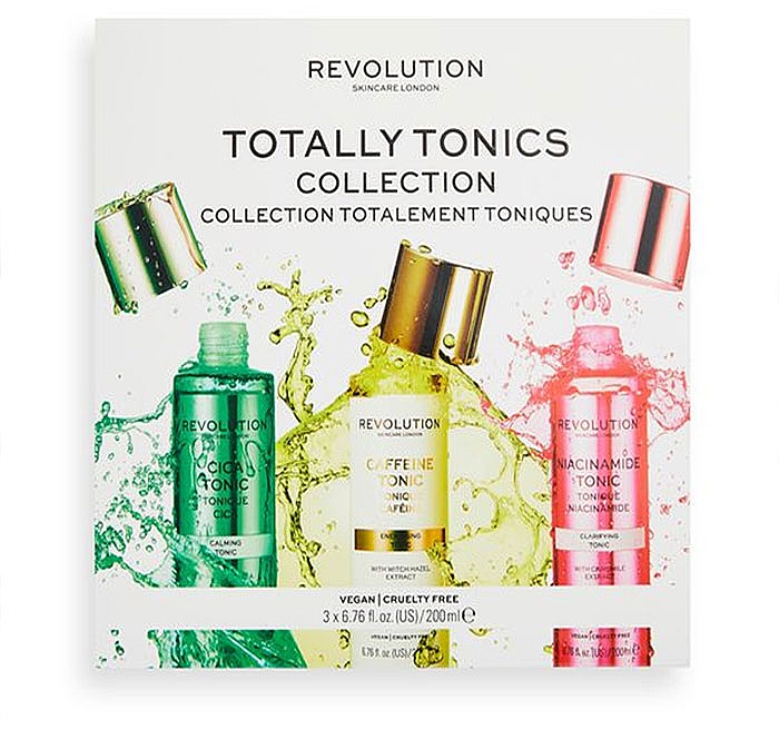 Набор - Revolution Skincare Totally Tonics Collections (tonic/200ml x 3шт)  — фото N1