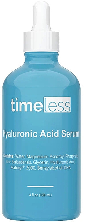 Сироватка для обличчя з гіалуроновою кислотою - Timeless Skin Care Vitamin C + Hyaluronic Acid Serum — фото N4