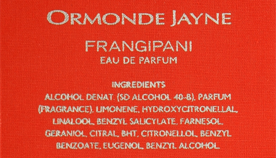 Ormonde Jayne Frangipani - Набор (edp/5x8ml) — фото N3