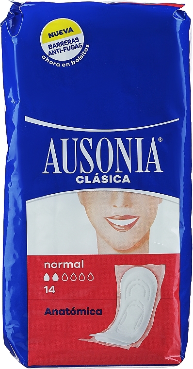 Прокладки щоденні гігієнічні Anatomica Sanitary Towels, 14 шт - Ausonia — фото N1