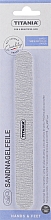 Духи, Парфюмерия, косметика Пилочка для ногтей "Zebra" прямоугольная - Titania Nail File 100/180