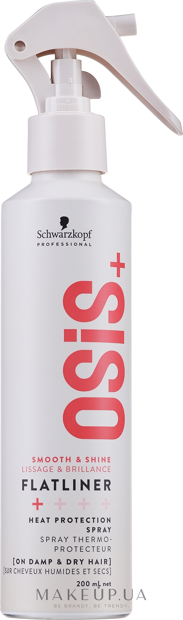 Термозащитный спрей для волос - Schwarzkopf Professional Osis+ Flatliner Heat Protection Spray — фото 200ml