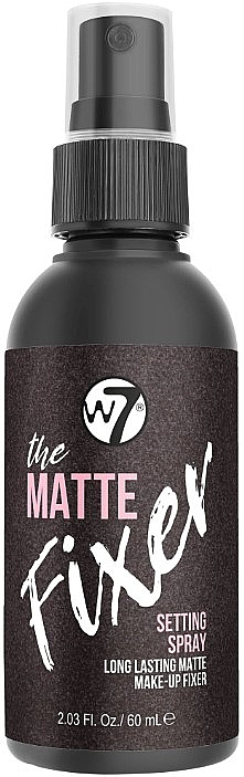 Спрей для фиксации макияжа - W7 The Matte Fixer Setting Spray — фото N1