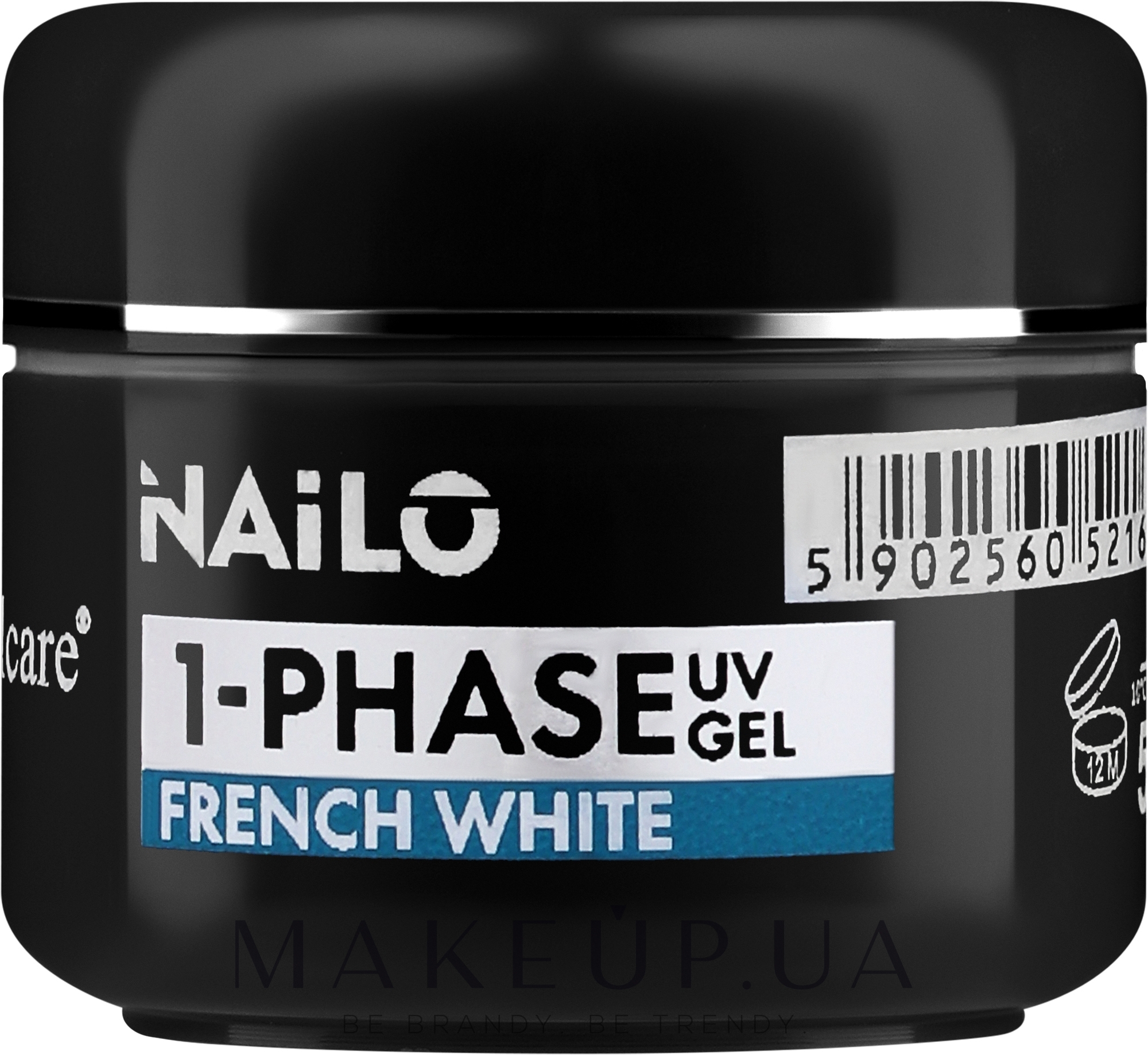 Гель для нігтів - Silcare Nailo 1-Phase Gel UV French White — фото 5g