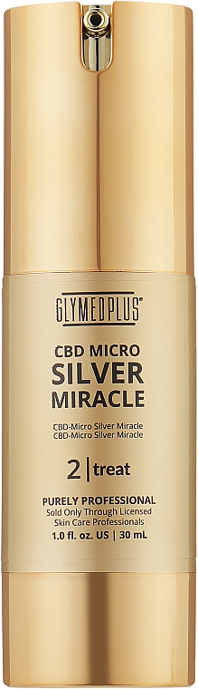 Легкий крем с канабиноидами - GlyMed Plus Cell Science CBD-Micro Silver Miracle — фото N1