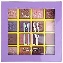 Духи, Парфюмерия, косметика Палетка теней для век - Lovely Miss Lily Eyeshadow Palette