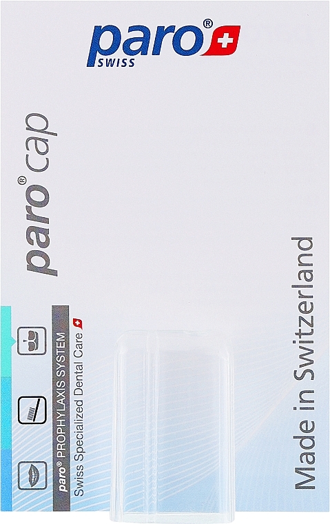 Колпачок для зубных щеток, прозрачный - Paro Swiss Cap — фото N1