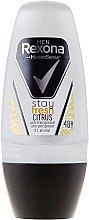 Парфумерія, косметика Дезодорант-ролик - Rexona Men Motionsense Stay Fresh Citrus 48h Anti-perspirant