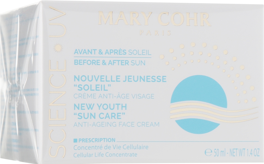 Крем для обличчя "Нова молодість" - Mary Cohr Nouvelle Jeunesse New Youth "Sun Care" — фото N1