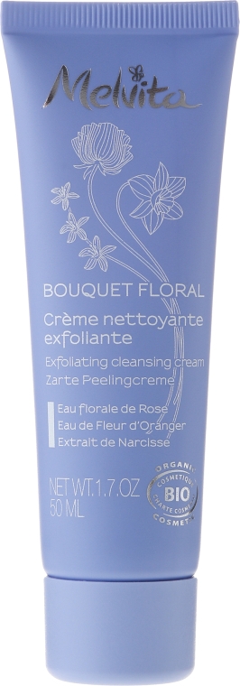 Очищуючий крем-ексфоліант - Melvita Bouquet Floral Exfoliating Cleansing Cream — фото N1