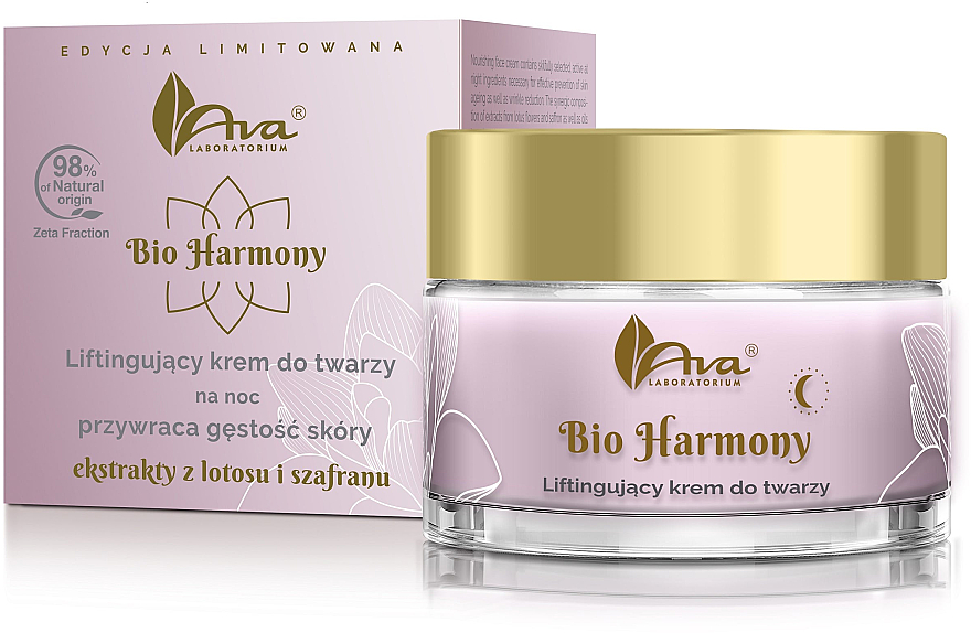 Підтягувальний крем для обличчя на ніч - Ava Laboratorium Bio Harmony — фото N1