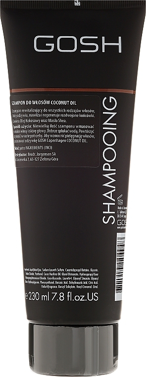 Шампунь для волосся  - Gosh Coconut Oil Shampoo — фото N2