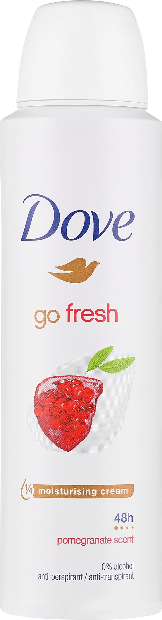 Дезодорант-антиперспірант "Гранат та лимон" - Dove Go Fresh Pomegranate & Lemon Verbena — фото 150ml