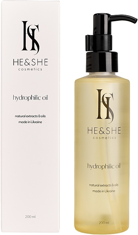 Гідрофільна олія для вмивання та зняття макіяжу - He&She Cosmetics Hydrophilic Oil — фото N3