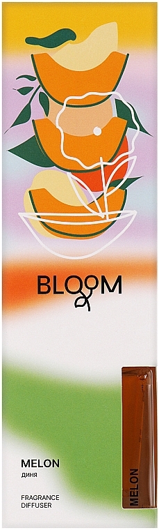 Aroma Bloom Reed Diffuser Melon - Аромадиффузор — фото N1